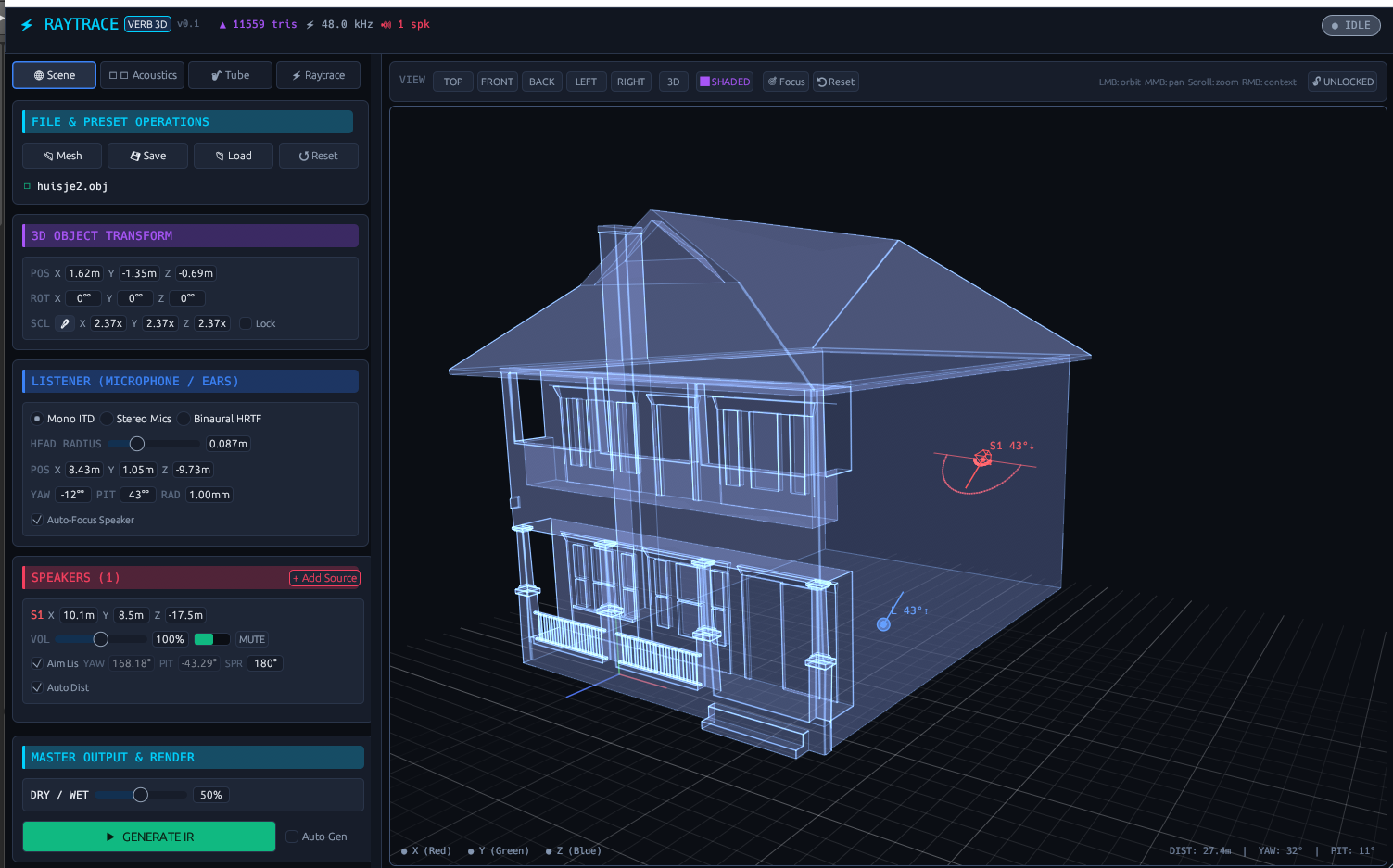 RaytraceVerbGPU Interface